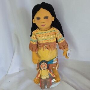 Native Cloth Dolls Tomie Depaola 1454 Legend of the Bluebonnet She Who Is Alone
